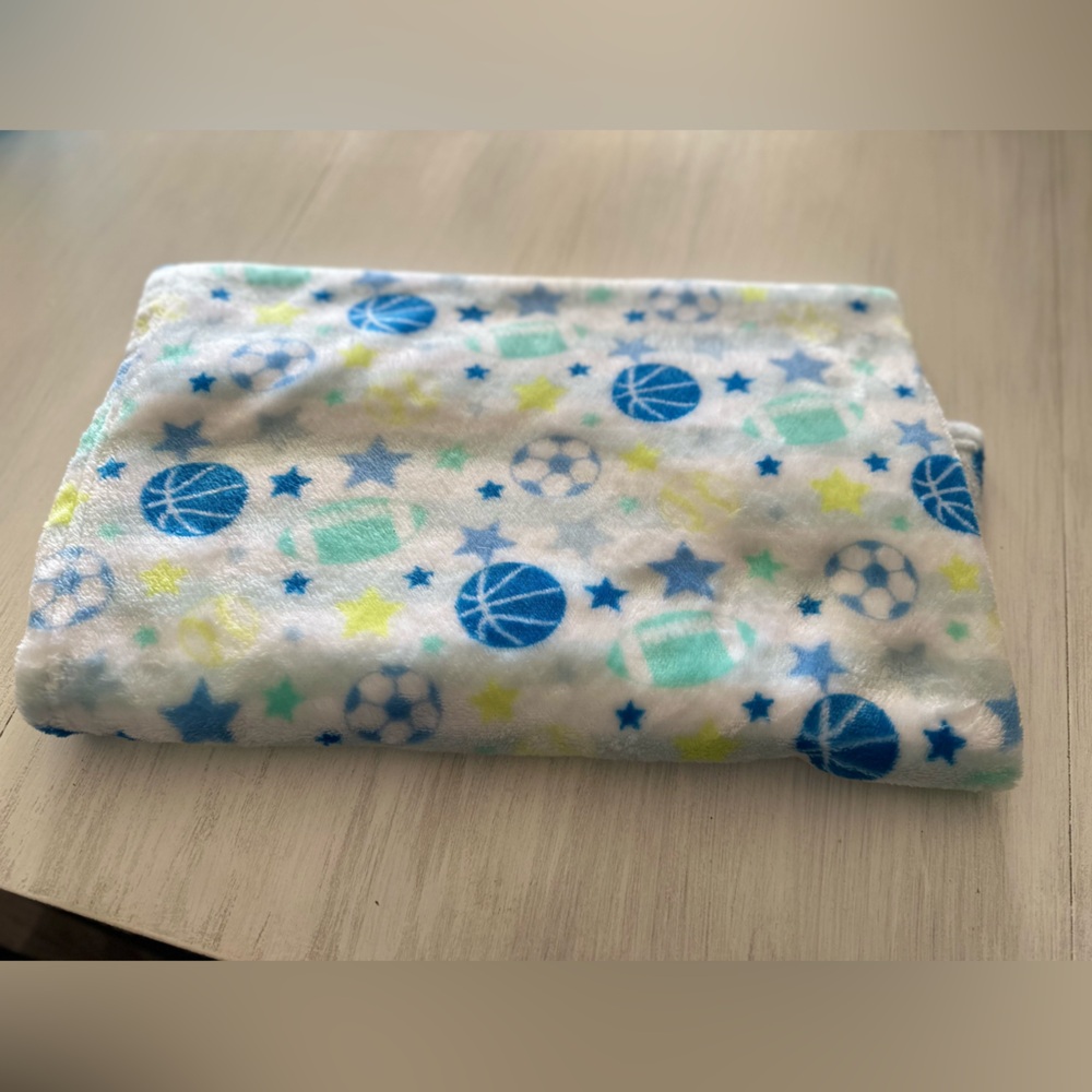 Baby Soft Sports-Themed Blanket